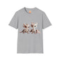 Twin Baby Dragons Adult Unisex Softstyle T-Shirt - Teeny Tiny Dragons