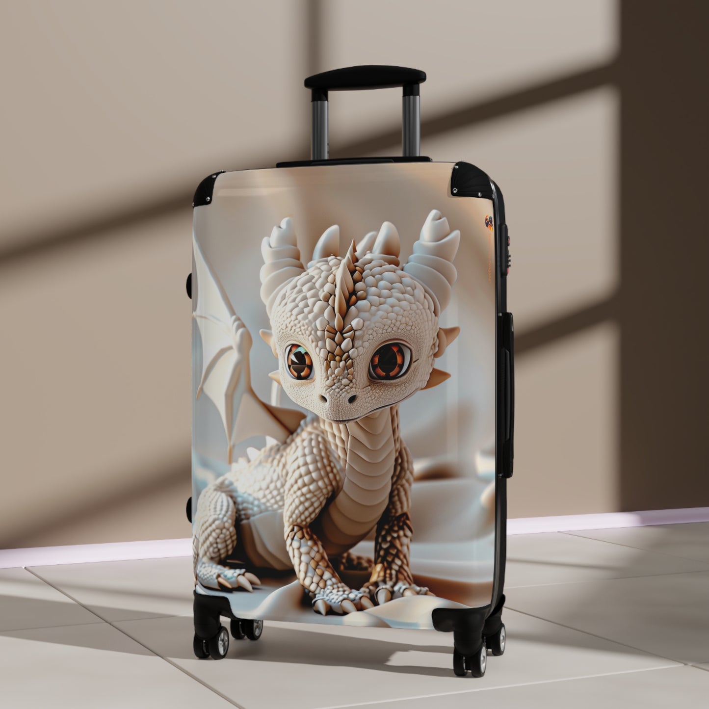Baby White Dragon Suitcase - Teeny Tiny Dragons