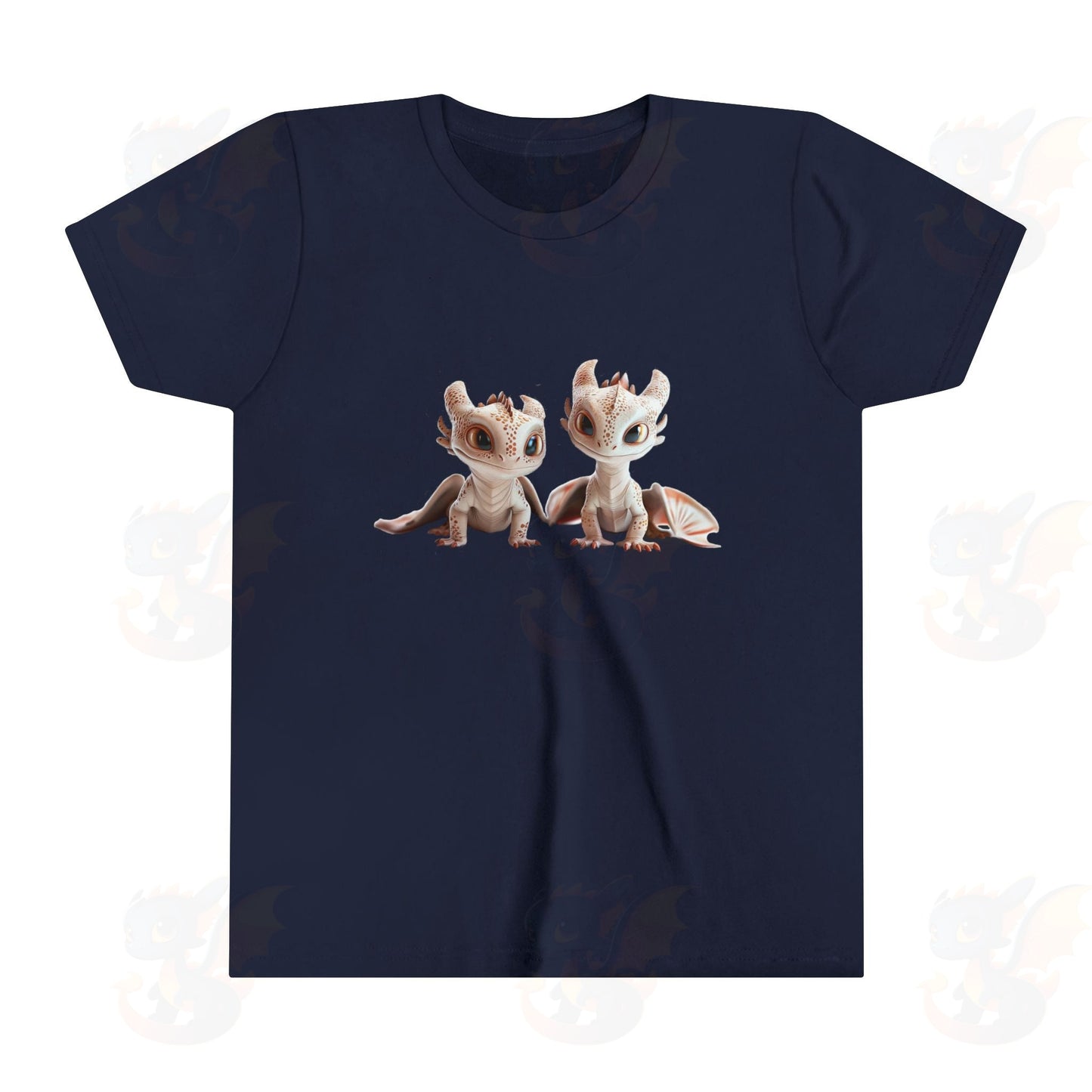 2 Adorable Baby Dragons - Youth Short Sleeve T-Shirt