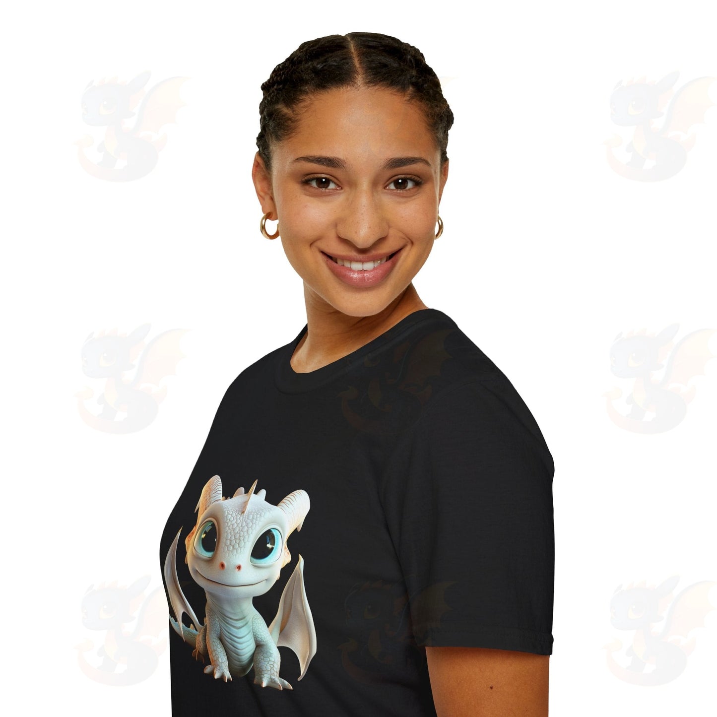 Cute Little Dragon - Unisex Softstyle T-Shirt