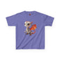 Red Robot Dragon Kids Heavy Cotton T-Shirt - Teeny Tiny Dragons