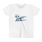 Beautiful Blue Baby Dragon - Youth Short Sleeve T-Shirt - Teeny Tiny Dragons