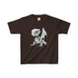 Blue Eyed Robot Dragon Heavy Cotton T-Shirt - Teeny Tiny Dragons