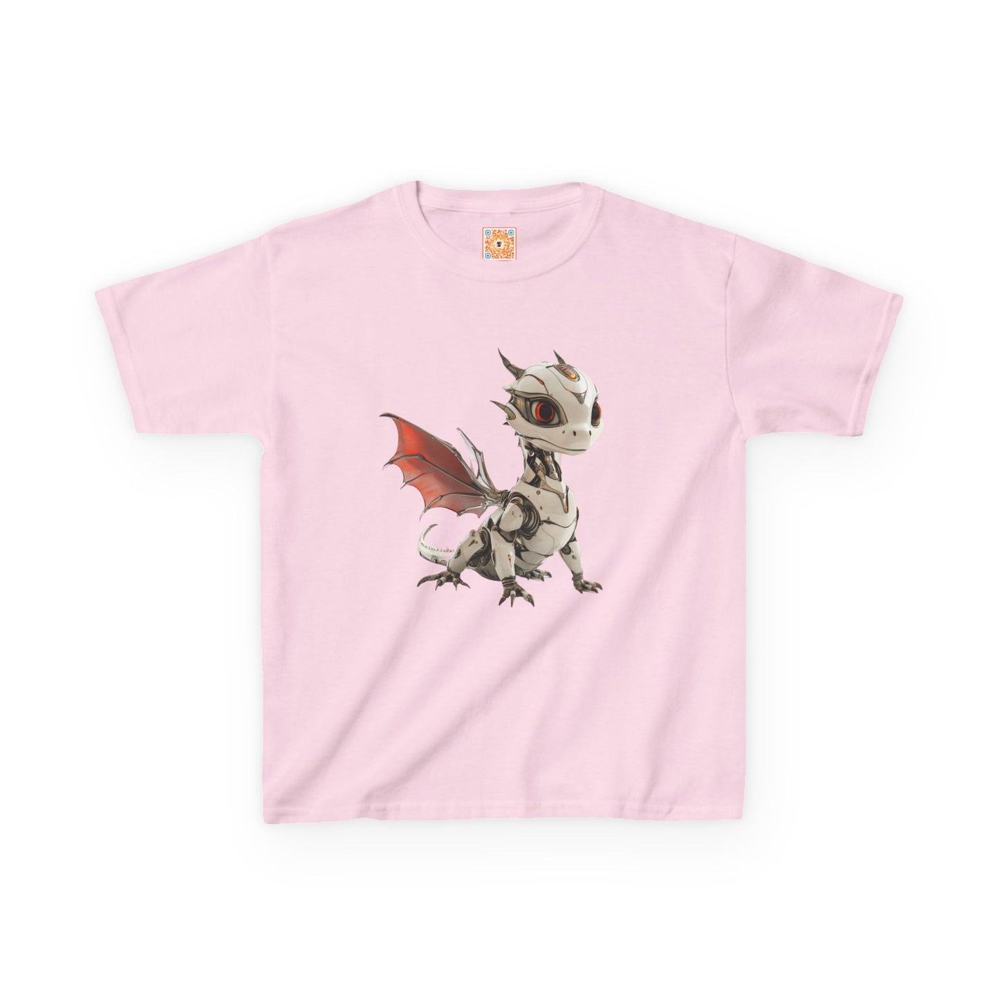 Cool Standing Robot Dragon Kids 100% Cotton T-Shirt - Teeny Tiny Dragons
