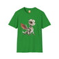 Chrome Robot Dragon Adult Unisex Softstyle T-Shirt - Teeny Tiny Dragons