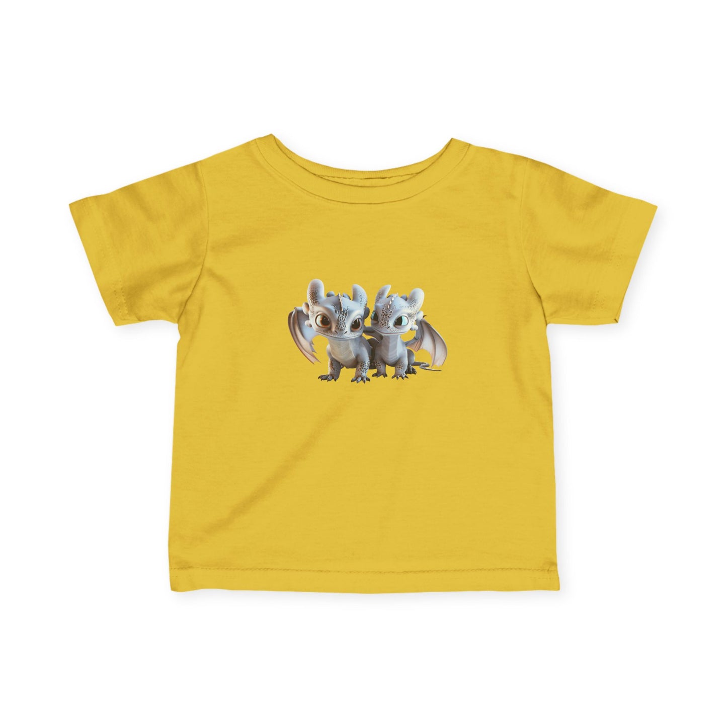 Icy Twin Baby Dragons Infant Fine Jersey T-Shirt - Teeny Tiny Dragons