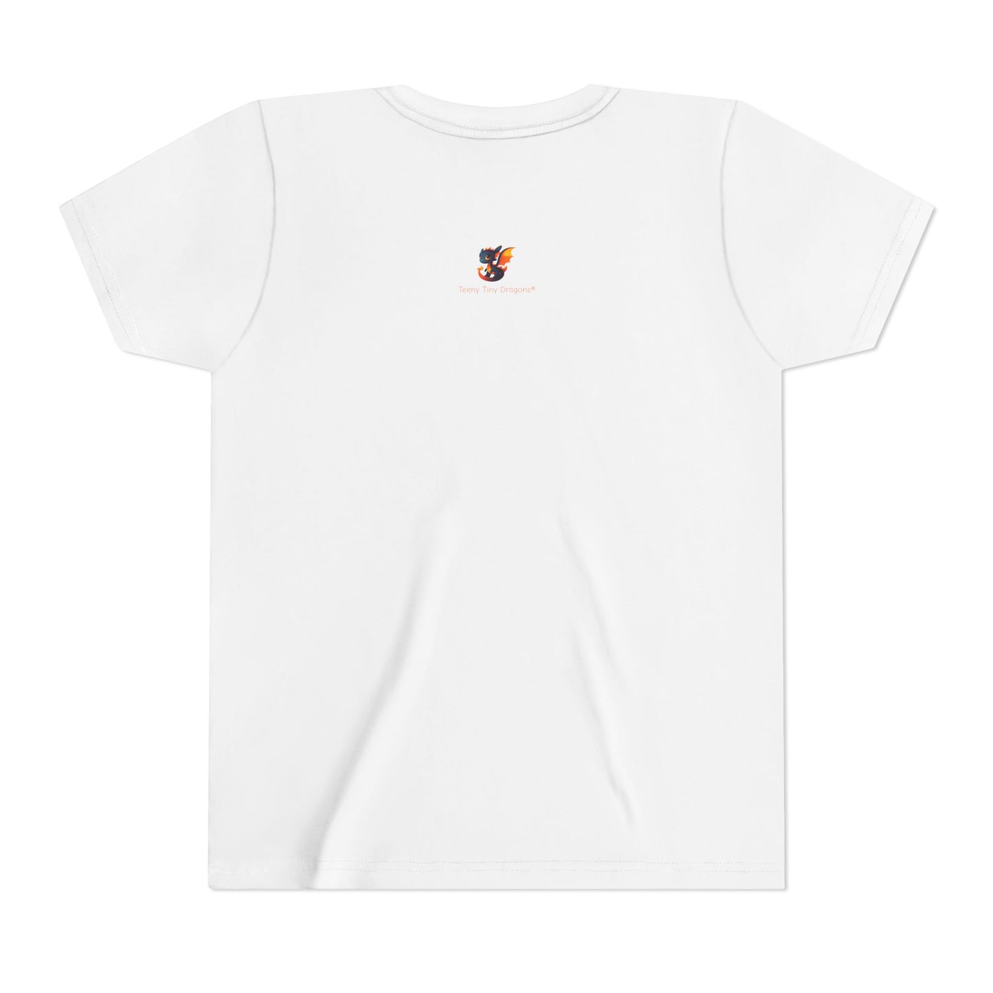 Fun Robot Dragon - Youth Short Sleeve T-Shirt - Teeny Tiny Dragons