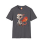 Big Eyed Baby Robot Dragon Adult Unisex Softstyle T-Shirt - Teeny Tiny Dragons