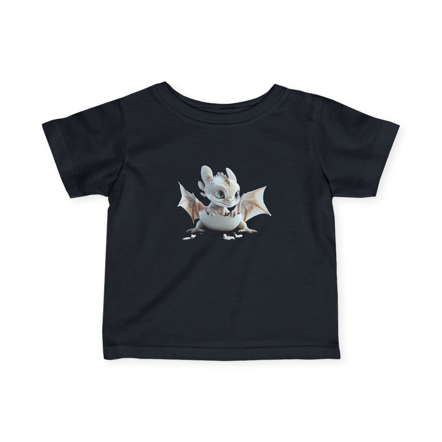 Sweet Little Dragon Infant Fine Jersey T-Shirt - Teeny Tiny Dragons