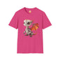 Big Eyed Baby Robot Dragon Adult Unisex Softstyle T-Shirt - Teeny Tiny Dragons