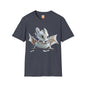 Baby Dragon Hatching from Egg Adult Unisex Softstyle T-Shirt - Teeny Tiny Dragons
