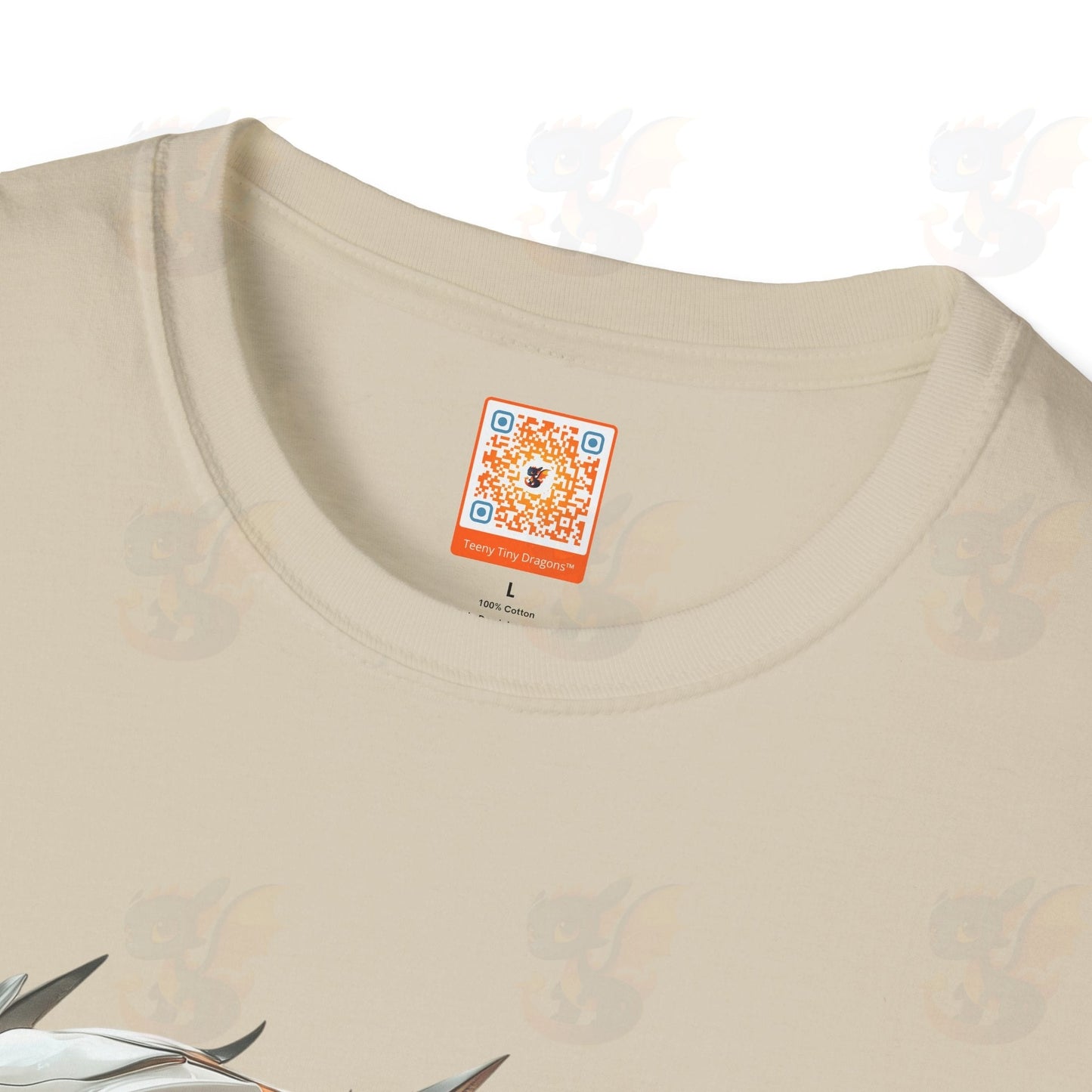 Adult Robot Dragon Design Unisex Softstyle T-Shirt