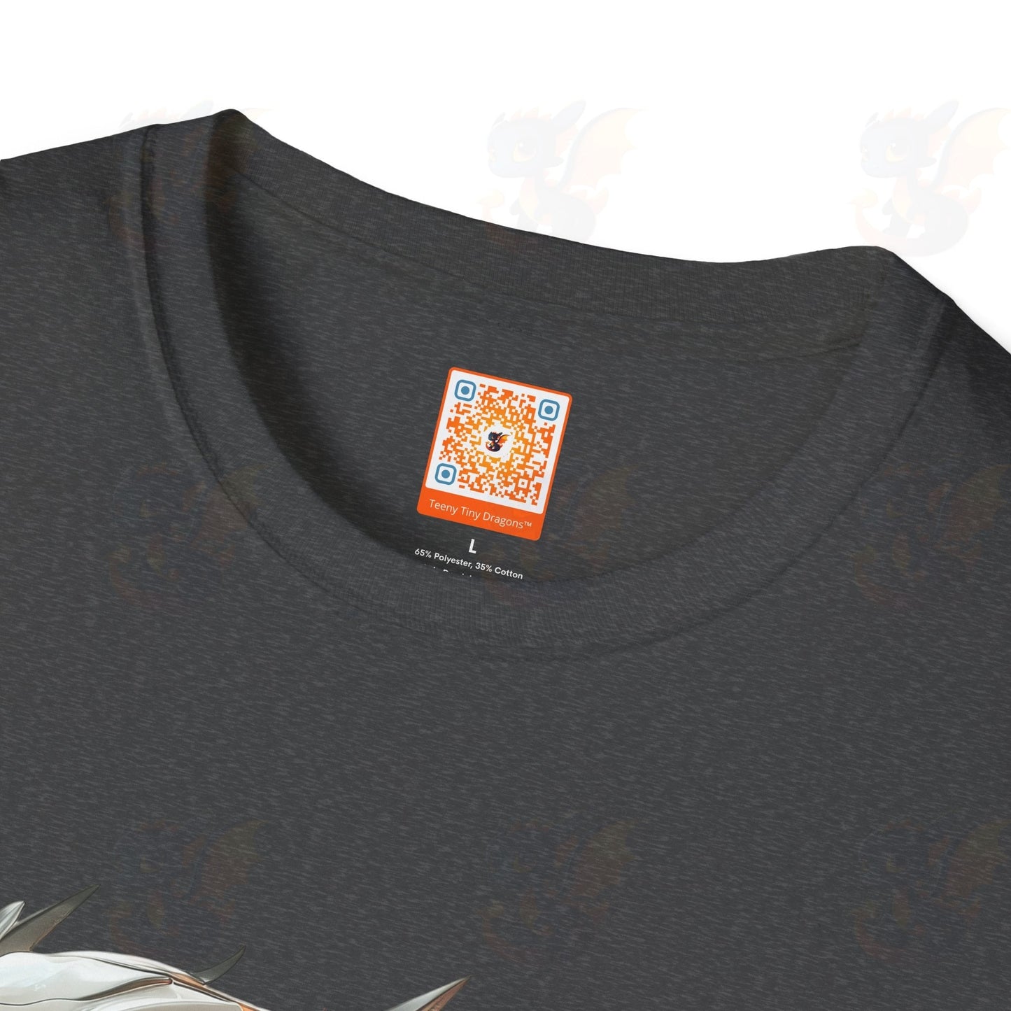 Adult Robot Dragon Design Unisex Softstyle T-Shirt
