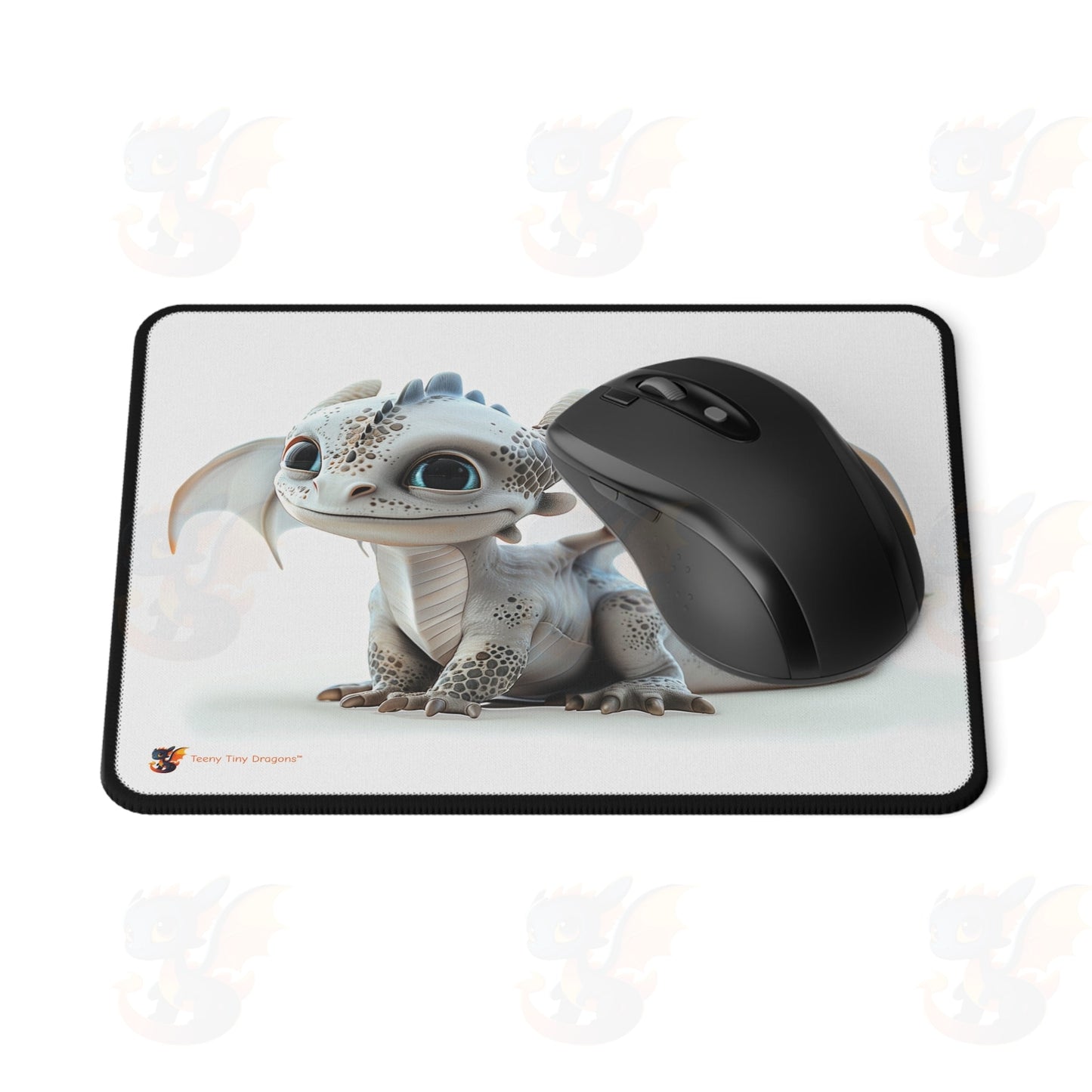 Mouse Pad - Gray Little Dragon