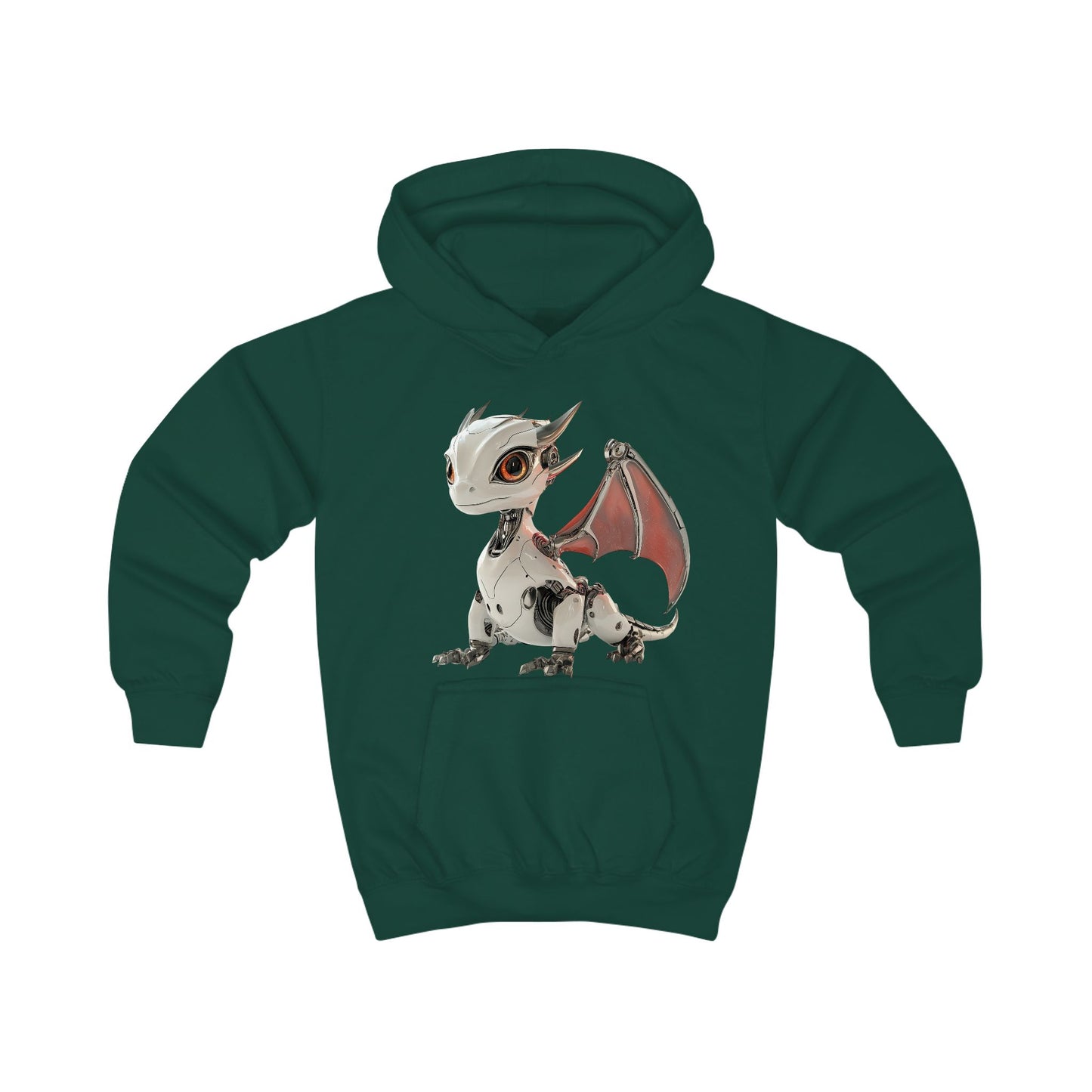 Ember Robot Dragon Kids Hoodie | Teeny Tiny Dragons