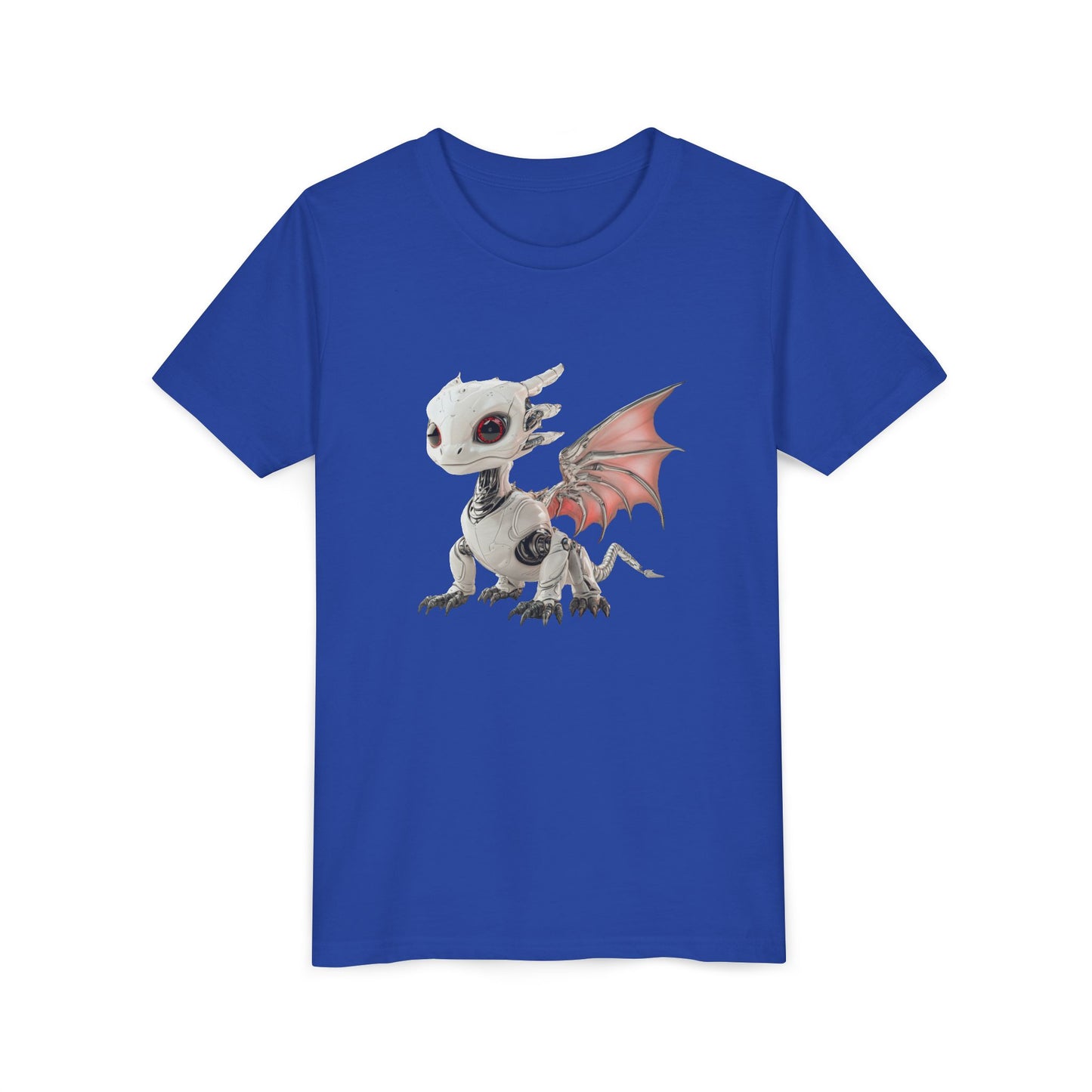 A Cool Robot Dragon - Youth Short Sleeve T-Shirt - Teeny Tiny Dragons
