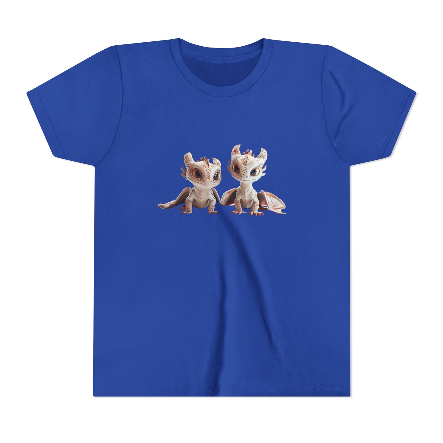 2 Adorable Baby Dragons - Youth Short Sleeve T-Shirt - Teeny Tiny Dragons