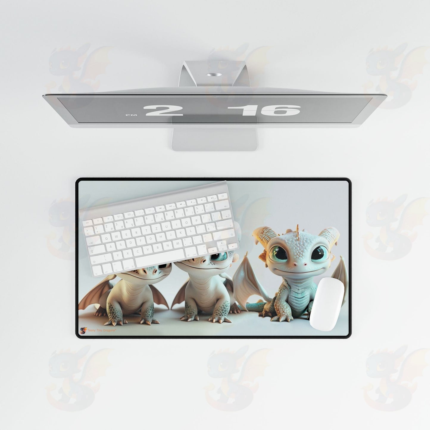 3 Adorable Baby Dragon Mouse Pad