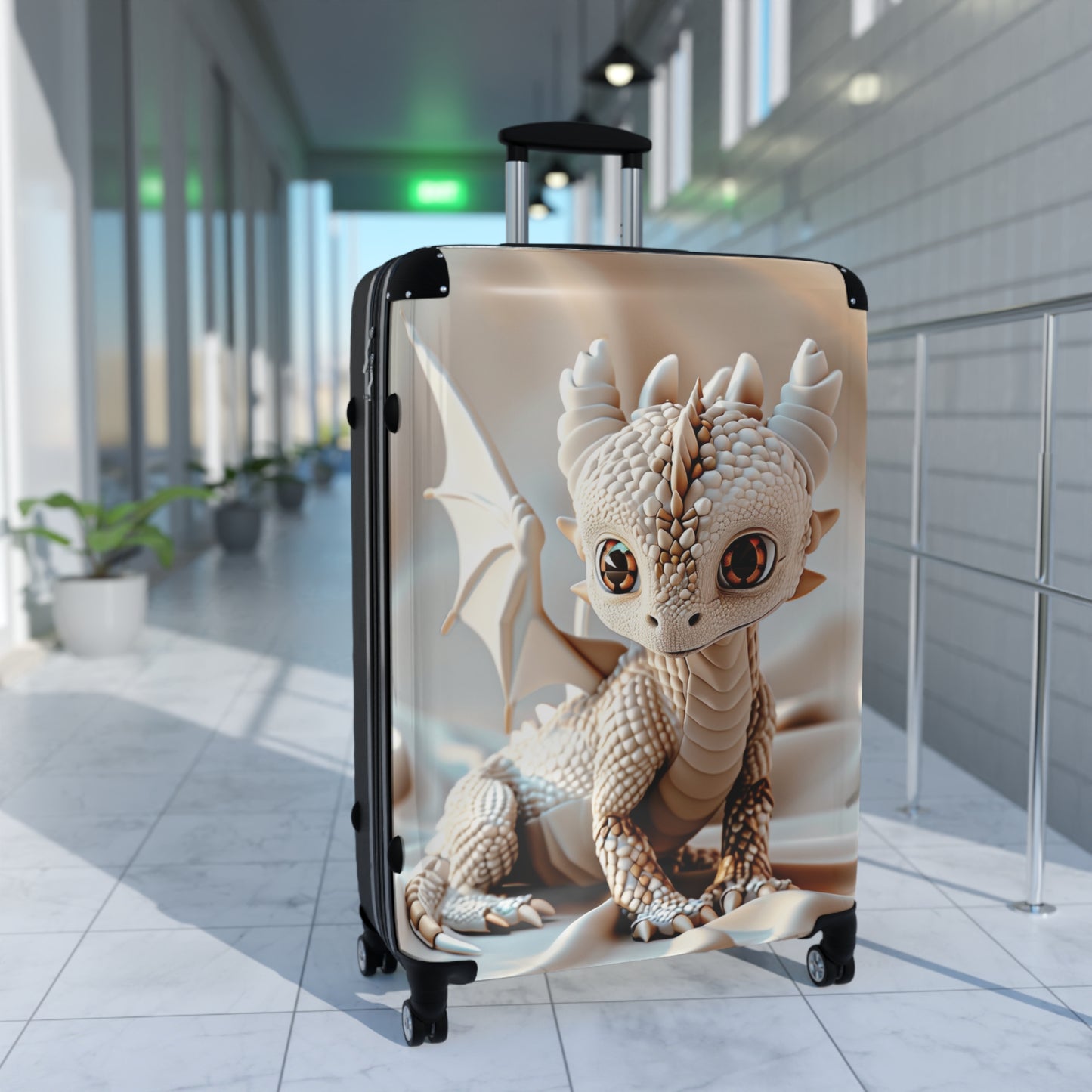 Baby White Dragon Suitcase - Teeny Tiny Dragons