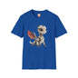Chrome Robot Dragon Adult Unisex Softstyle T-Shirt - Teeny Tiny Dragons