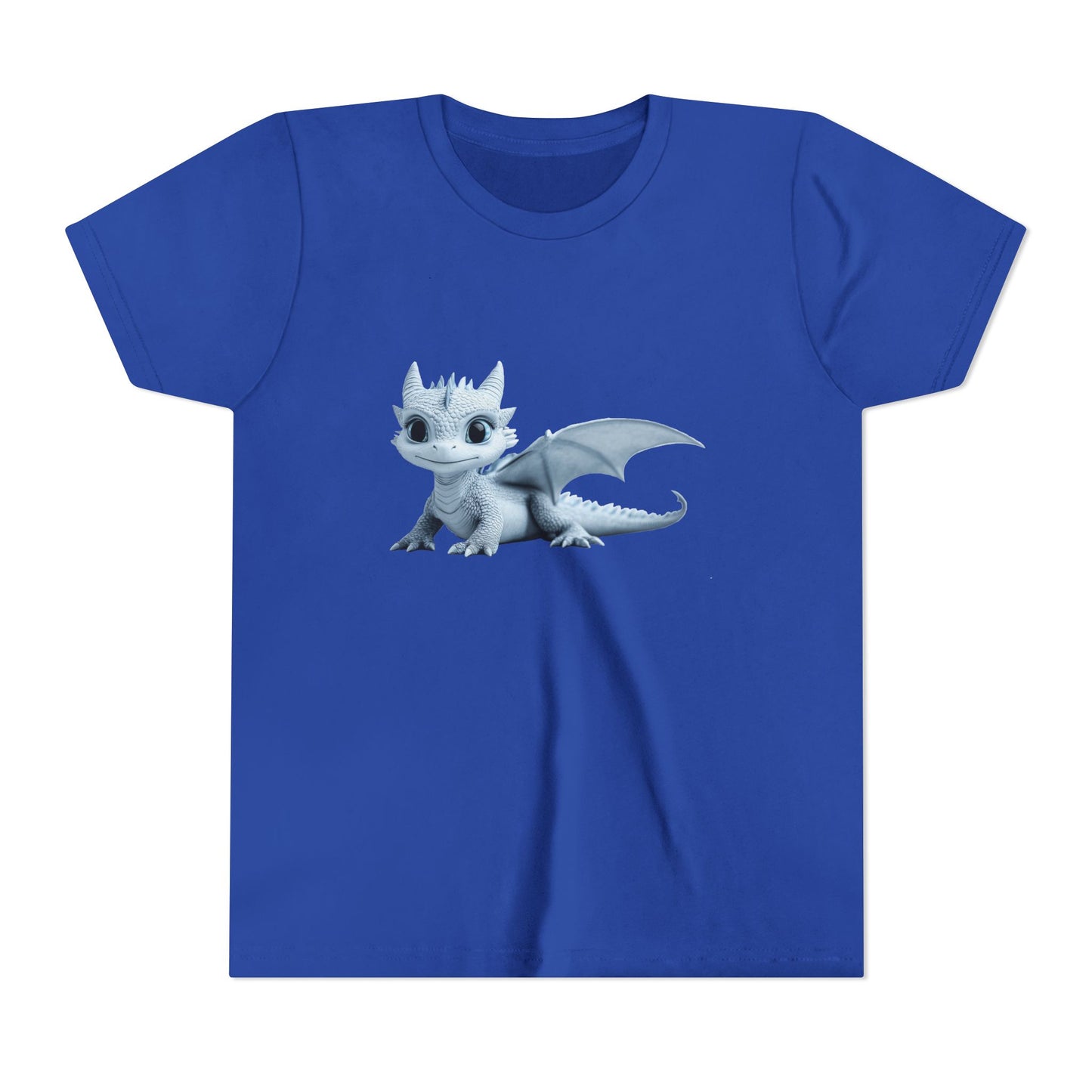 Beautiful Blue Baby Dragon - Youth Short Sleeve T-Shirt - Teeny Tiny Dragons