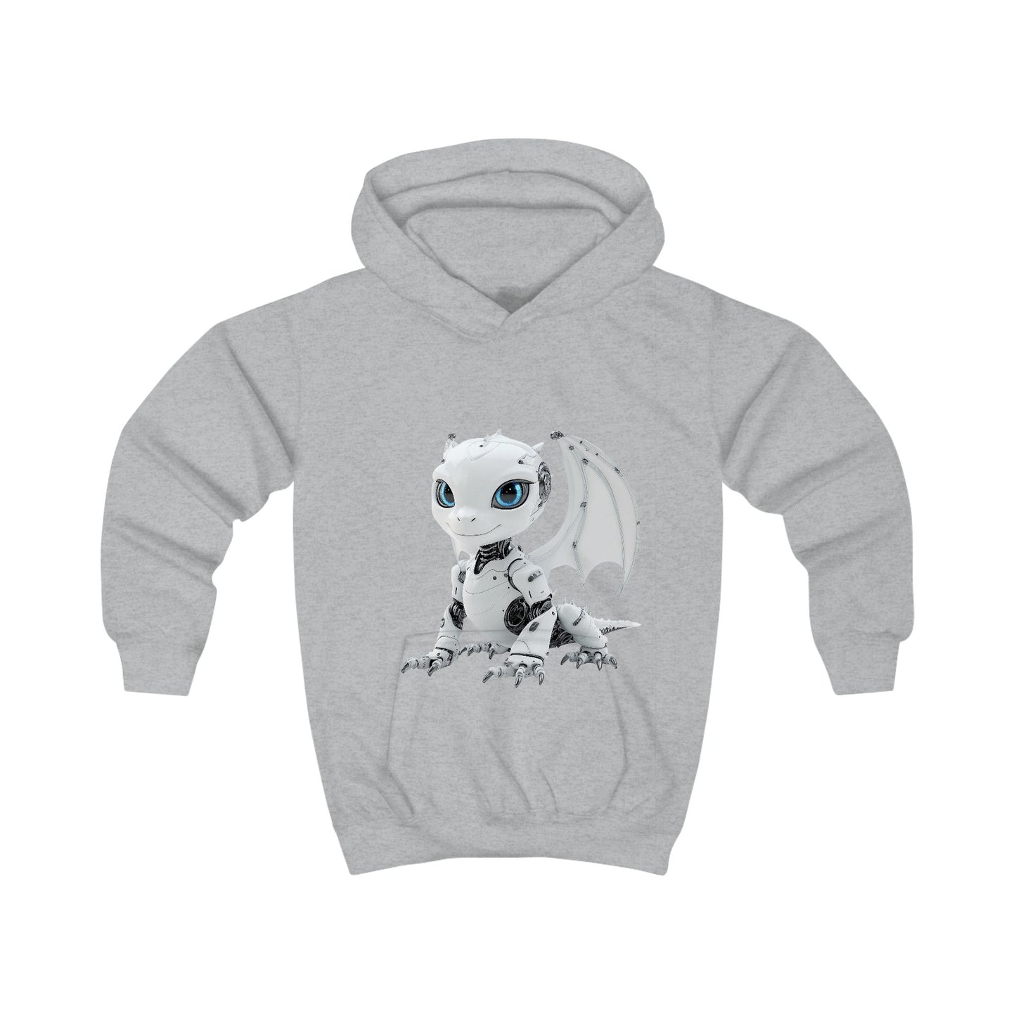 Playful Robot Dragon Kids Hoodie | Teeny Tiny Dragons