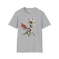 Chrome Robot Dragon Adult Unisex Softstyle T-Shirt - Teeny Tiny Dragons