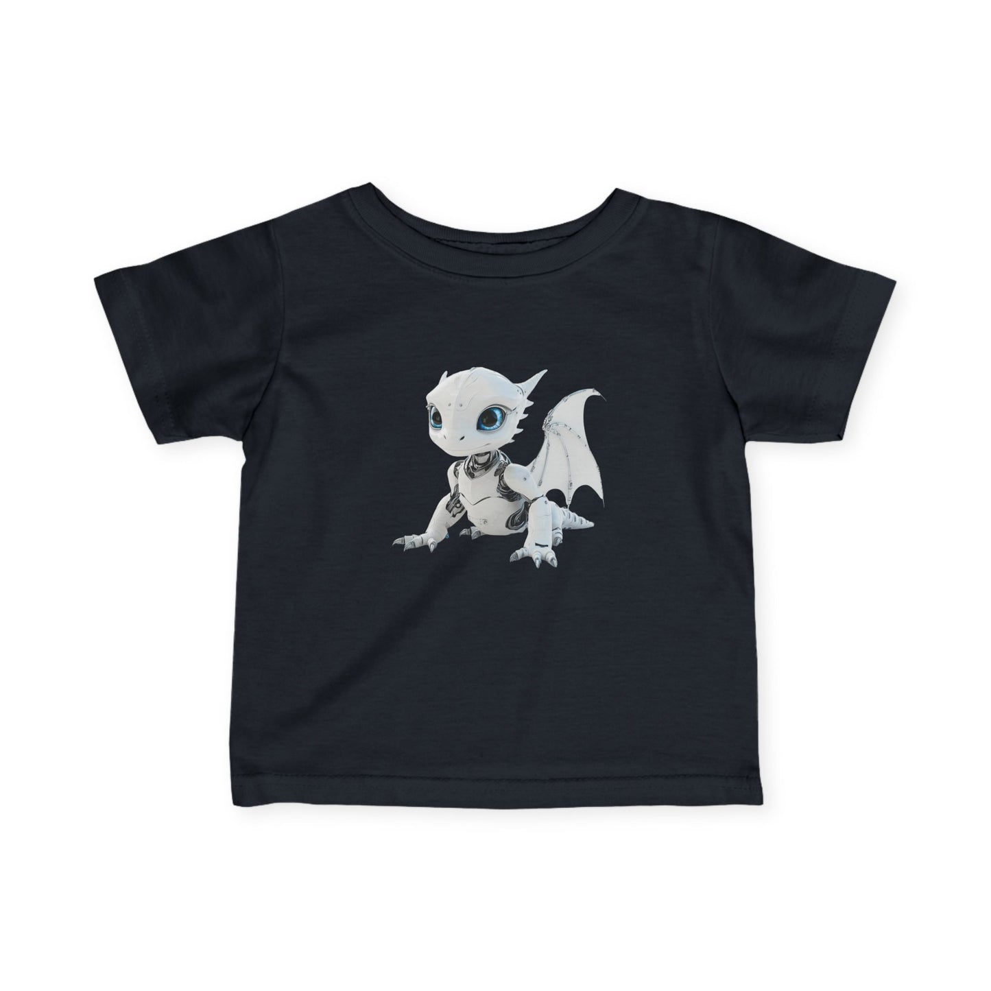 Happy Robot Dragon Infant Fine Jersey T-Shirt - Teeny Tiny Dragons