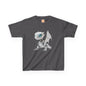 Blue Eyed Robot Dragon Heavy Cotton T-Shirt - Teeny Tiny Dragons