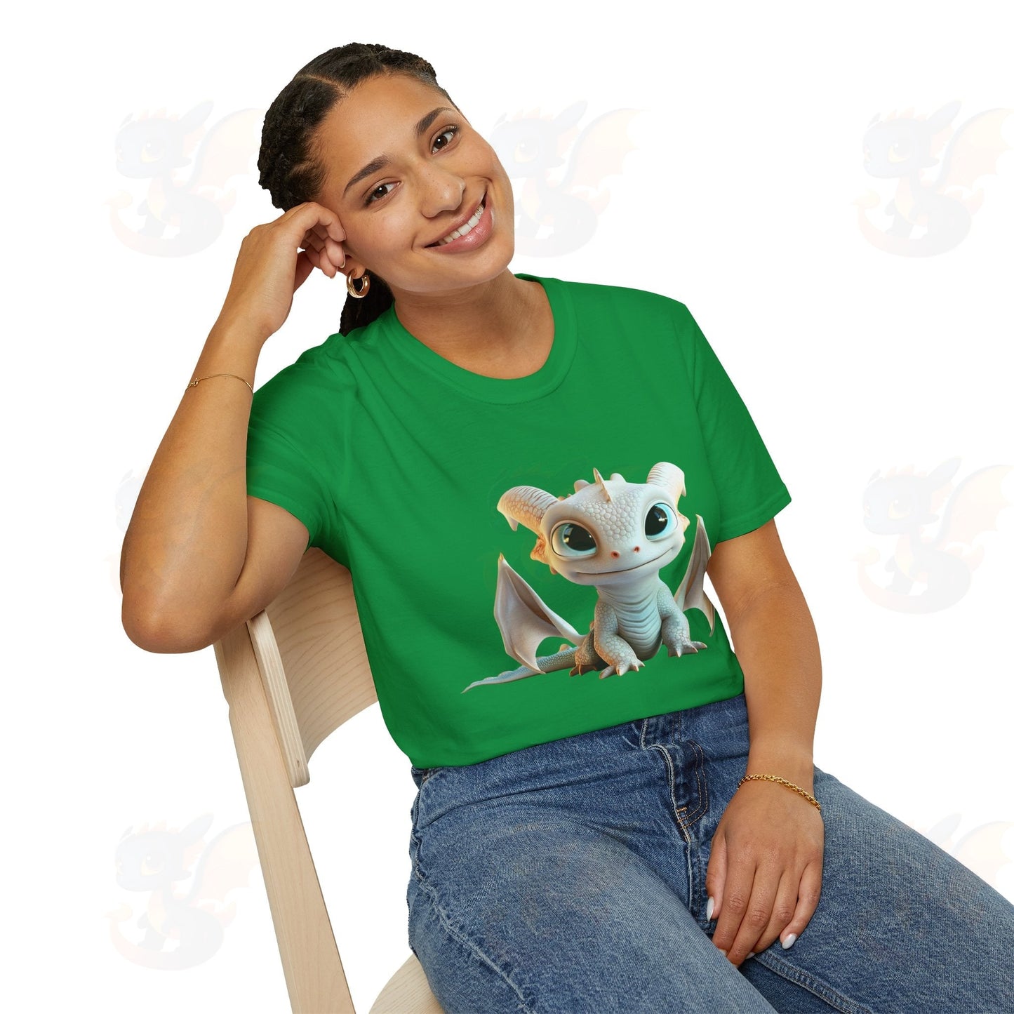 Cute Little Dragon - Unisex Softstyle T-Shirt