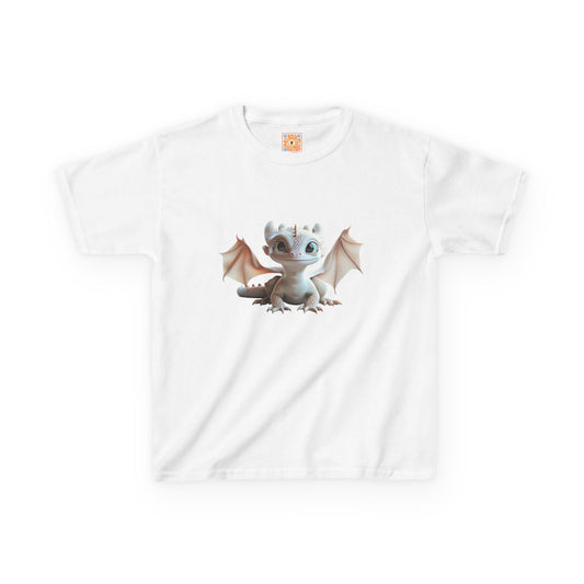 Cute Baby Dragon Kids Heavy Cotton T-Shirt - Teeny Tiny Dragons