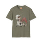 Sitting Robot Dragon Adult Unisex Softstyle T-Shirt - Teeny Tiny Dragons