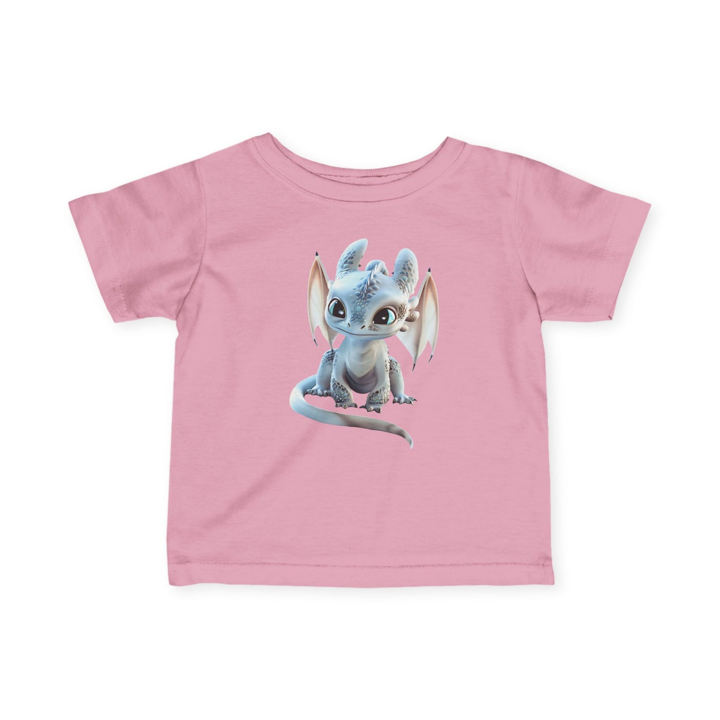 Cute Little Blue Dragon Infant Fine Jersey T-Shirt - Teeny Tiny Dragons