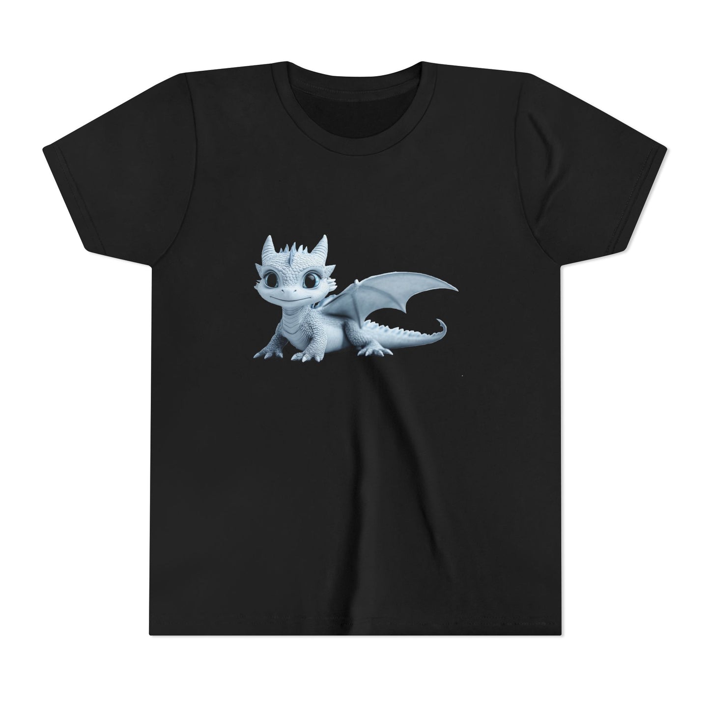 Beautiful Blue Baby Dragon - Youth Short Sleeve T-Shirt - Teeny Tiny Dragons