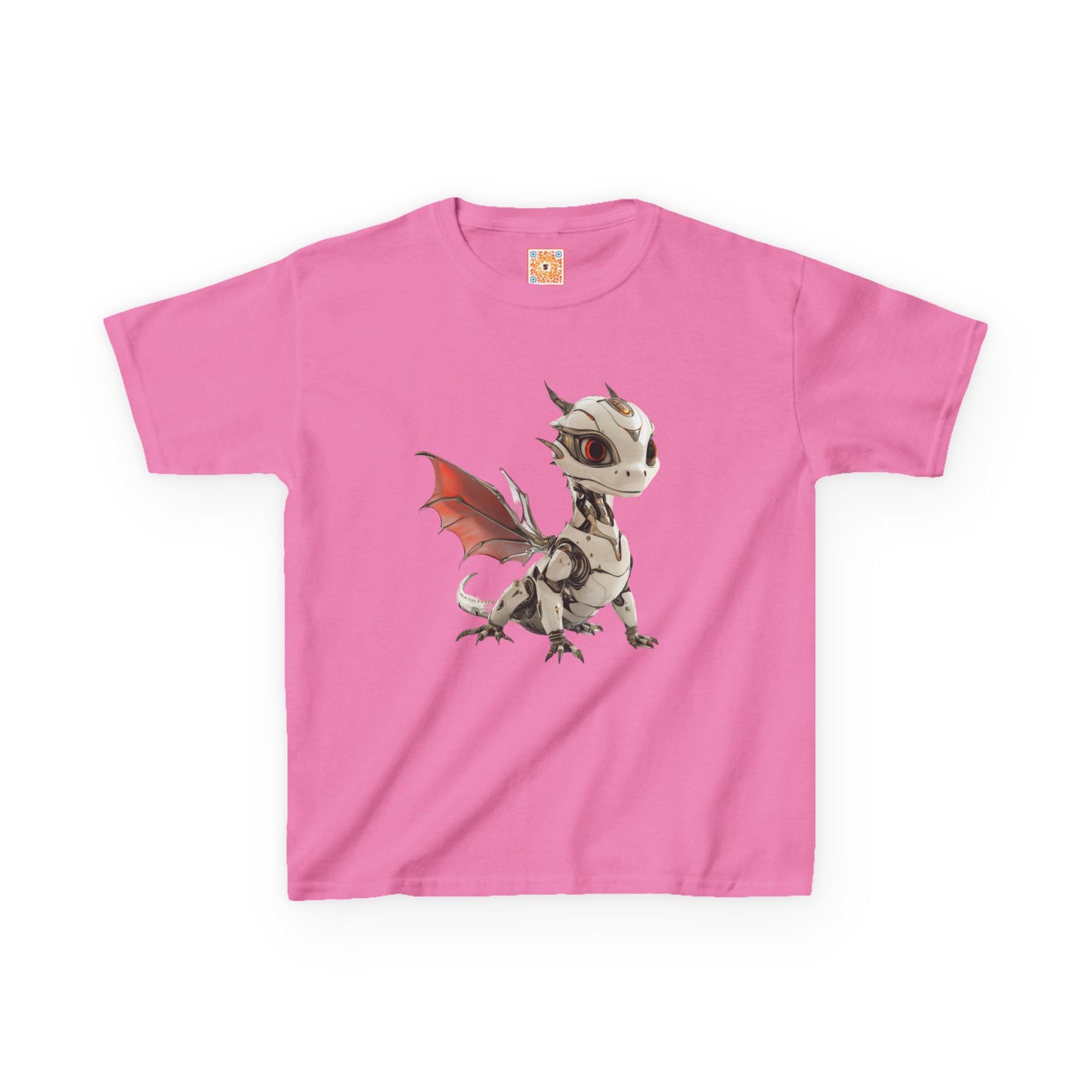 Cool Standing Robot Dragon Kids 100% Cotton T-Shirt - Teeny Tiny Dragons