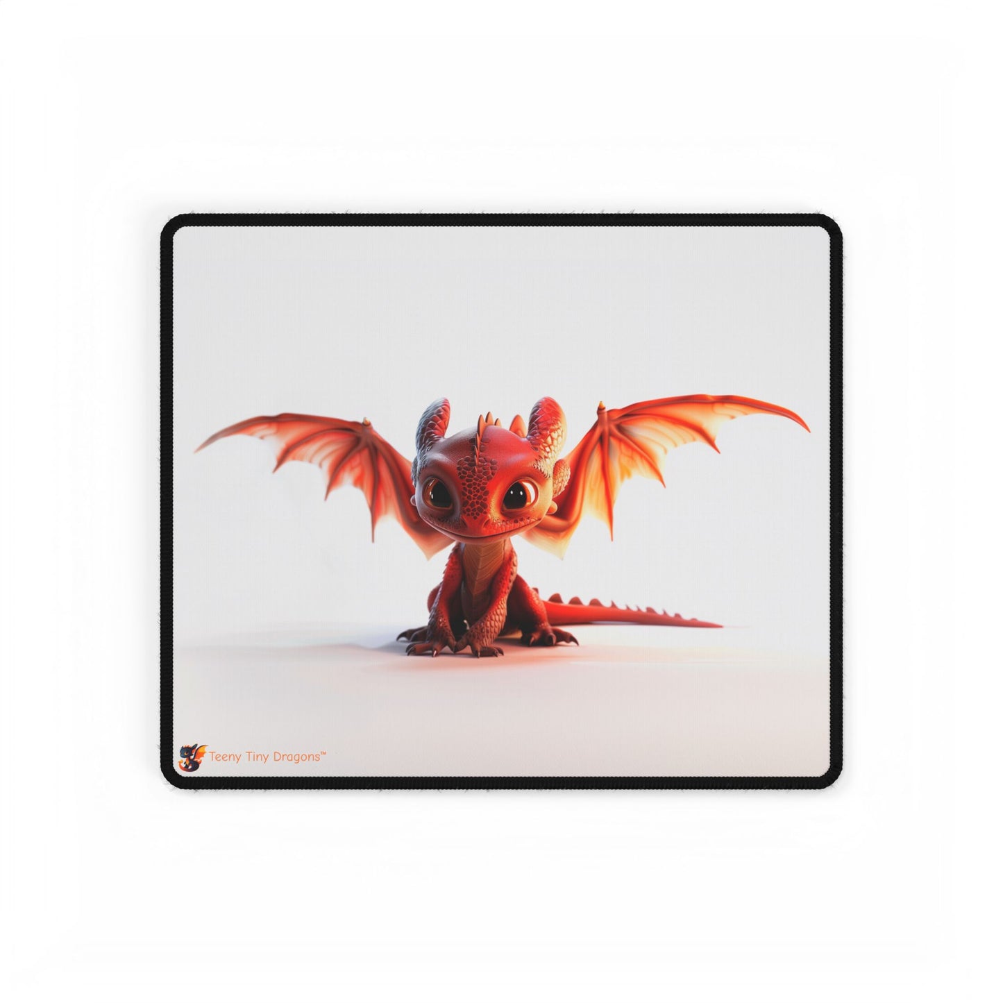 Beautiful Red Dragon Mouse Mat | Teeny Tiny Dragons