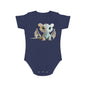Short Sleeve Baby Bodysuit with Cute Baby Dragon | Teeny Tiny Dragons