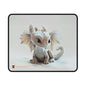 Speckled Cream Baby Dragon Fantasy Art Mouse Pad - Teeny Tiny Dragons