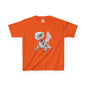 Blue Eyed Robot Dragon Heavy Cotton T-Shirt - Teeny Tiny Dragons