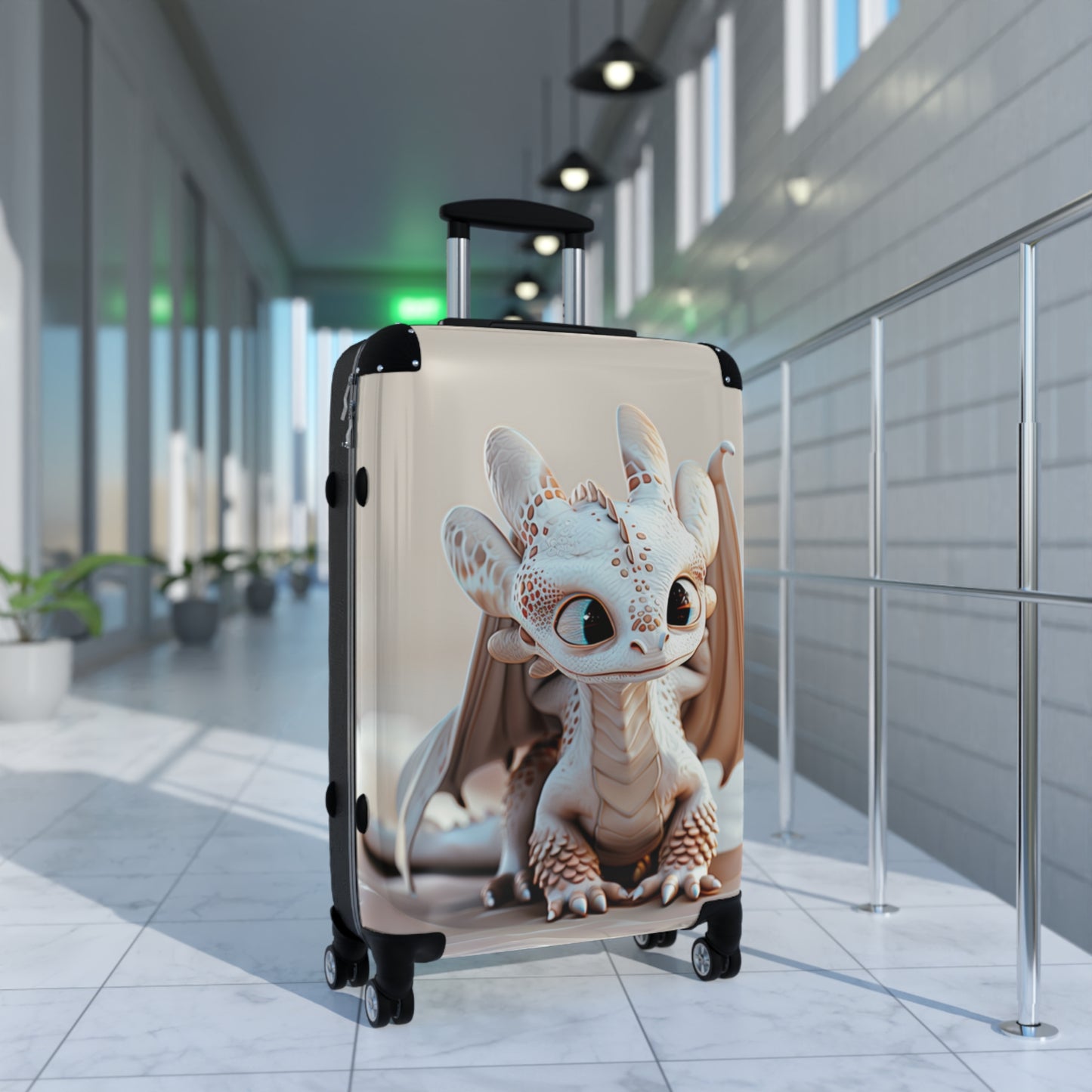Little Brown Dragon Kids Suitcase | Teeny Tiny Dragons