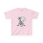 Little White Robot Dragon Kids Heavy Cotton T-Shirt - Teeny Tiny Dragons