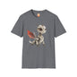 Chrome Robot Dragon Adult Unisex Softstyle T-Shirt - Teeny Tiny Dragons