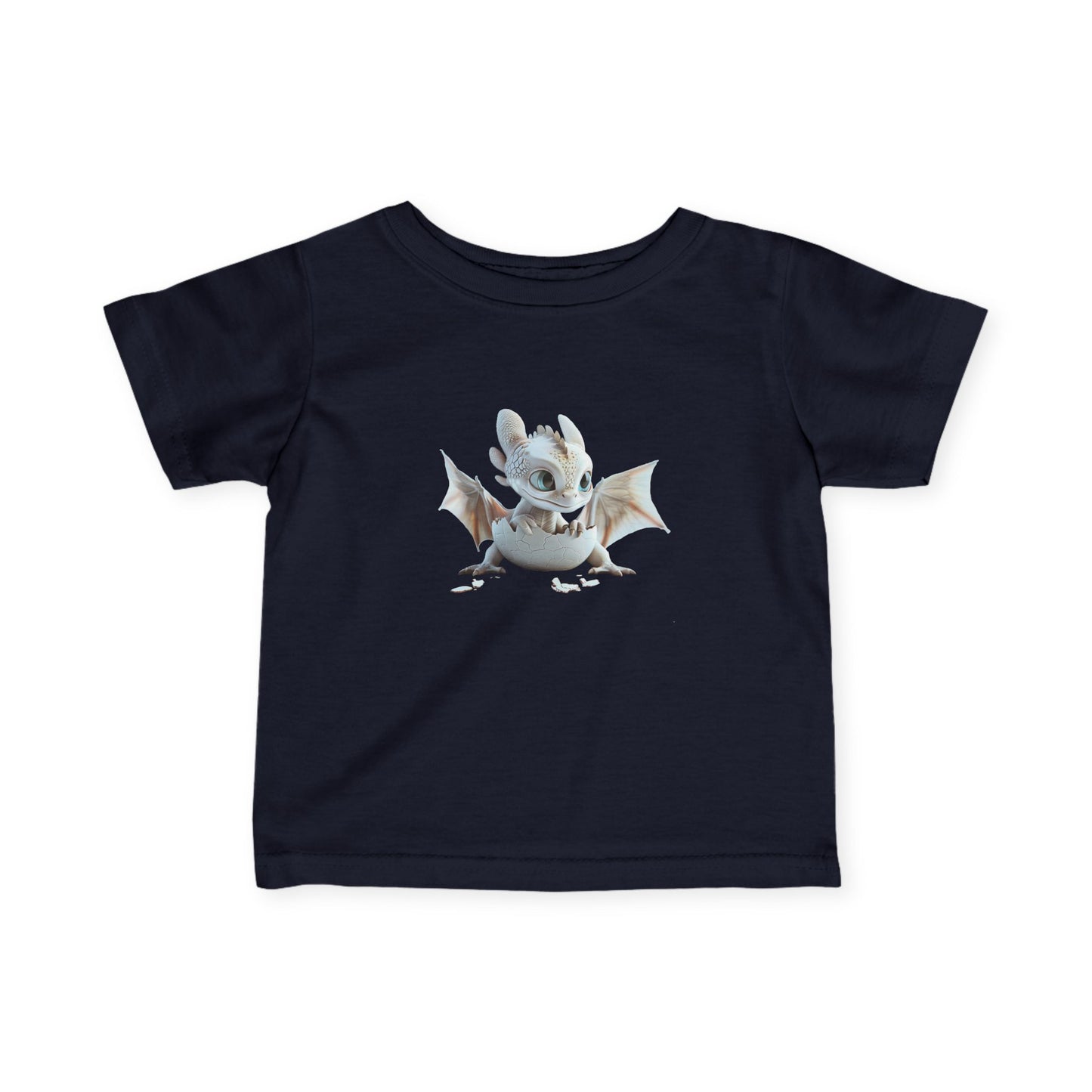 Sweet Little Dragon Infant Fine Jersey T-Shirt - Teeny Tiny Dragons