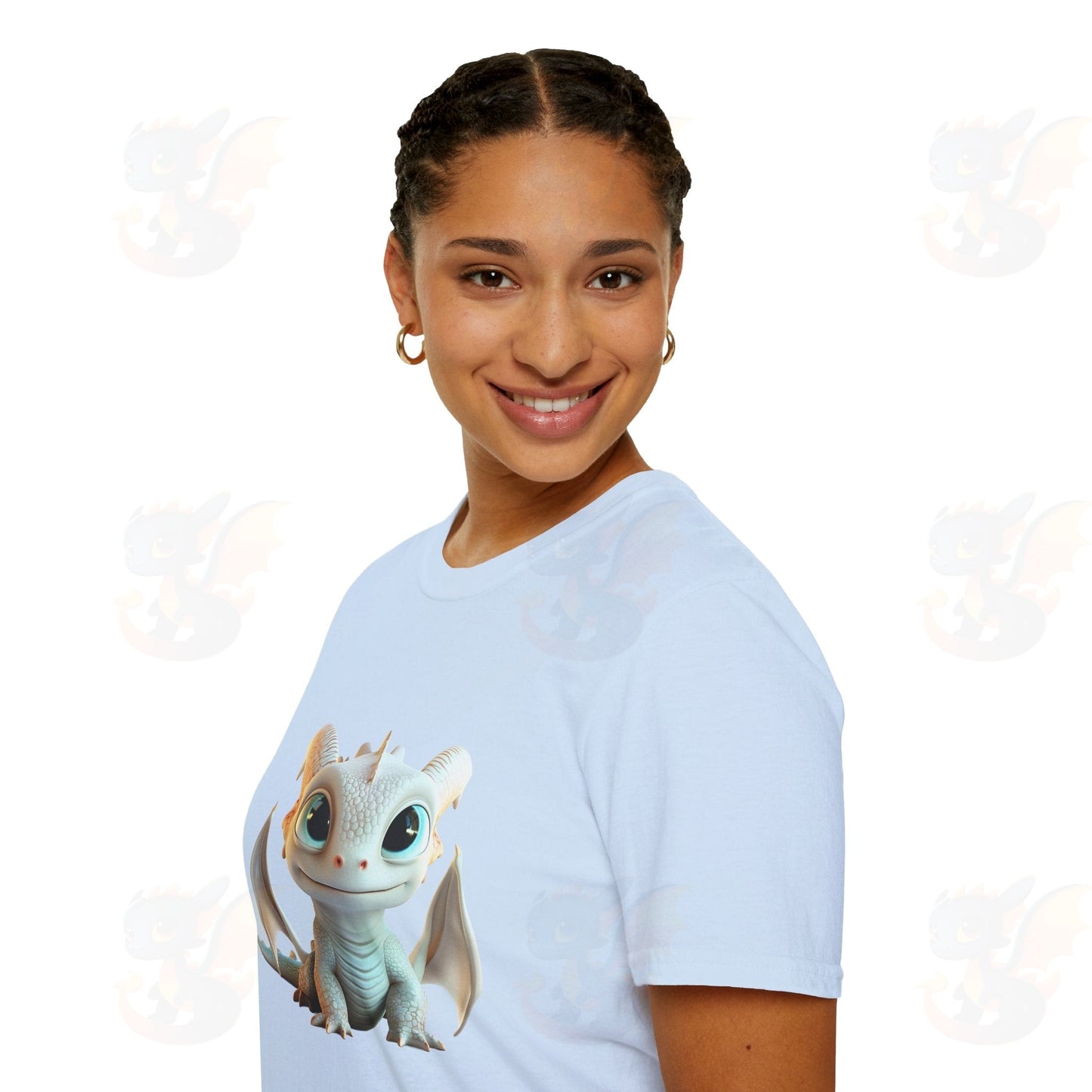 Cute Little Dragon - Unisex Softstyle T-Shirt