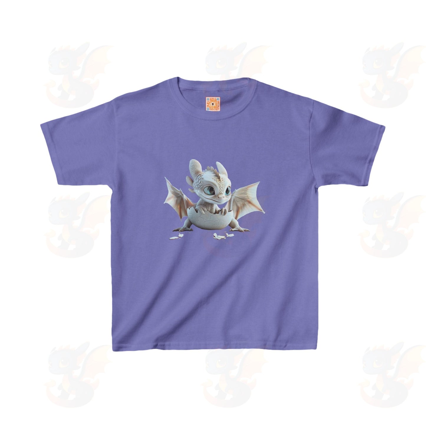 Cute Little Dragon - Kids Heavy Cotton™ T-Shirt