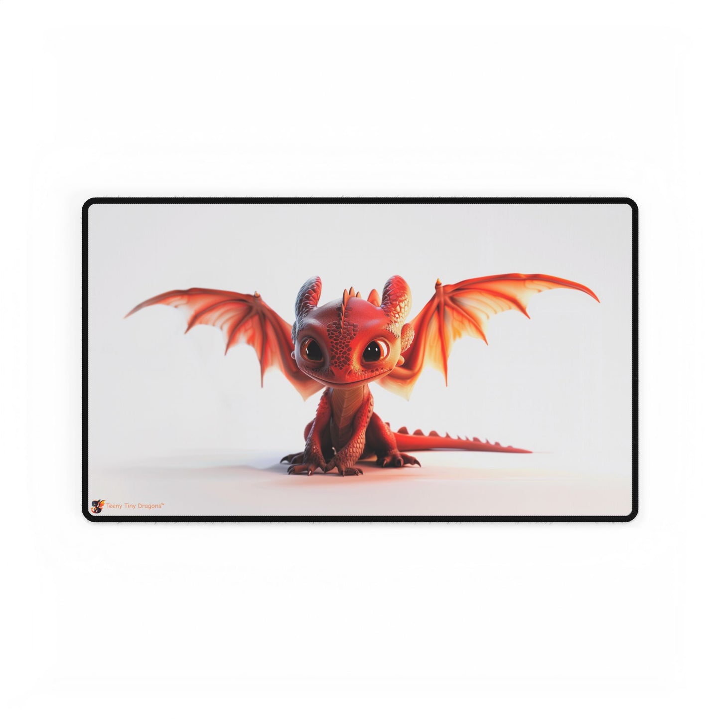Beautiful Red Dragon Mouse Mat | Teeny Tiny Dragons