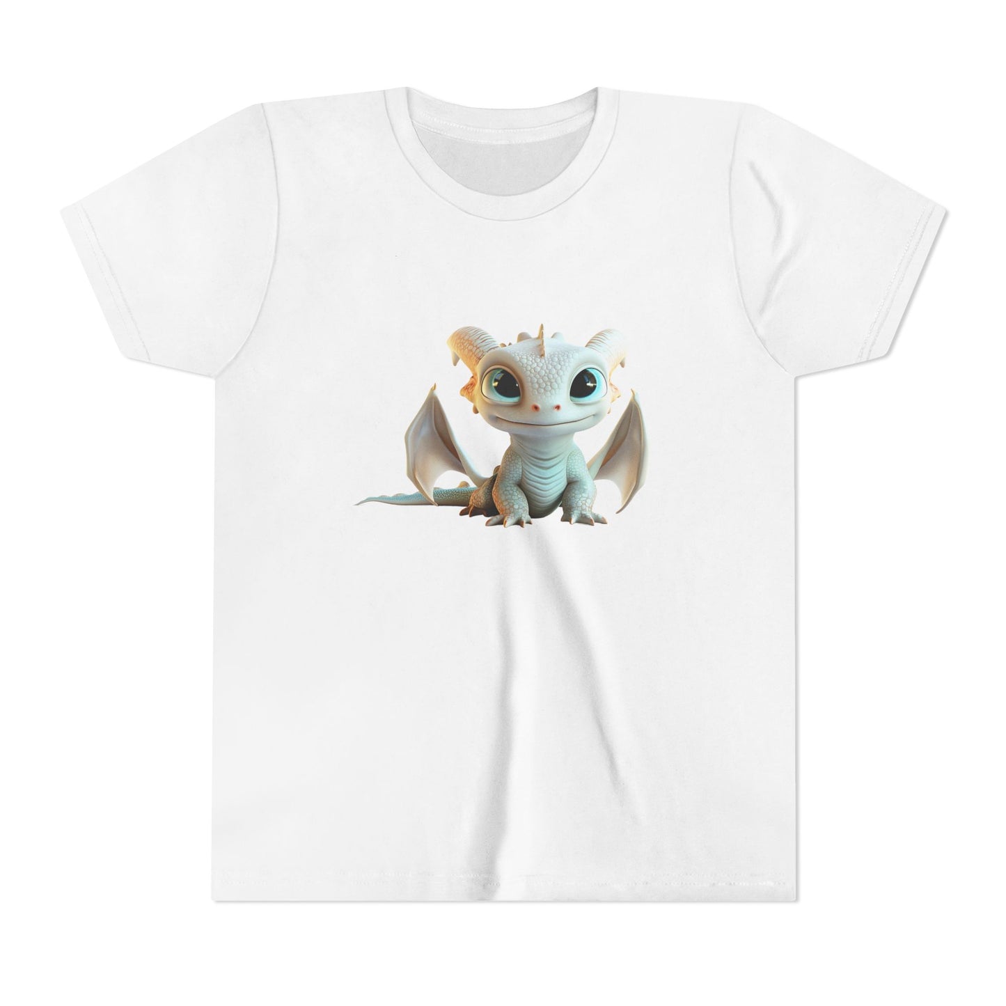 Big Eyed Baby Dragon - Youth Short Sleeve T-Shirt - Teeny Tiny Dragons