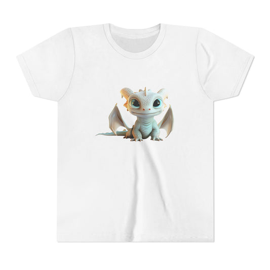 Big Eyed Baby Dragon - Youth Short Sleeve T-Shirt - Teeny Tiny Dragons