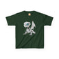Blue Eyed Robot Dragon Heavy Cotton T-Shirt - Teeny Tiny Dragons