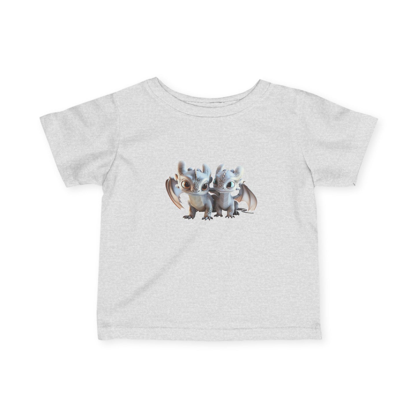 Icy Twin Baby Dragons Infant Fine Jersey T-Shirt - Teeny Tiny Dragons